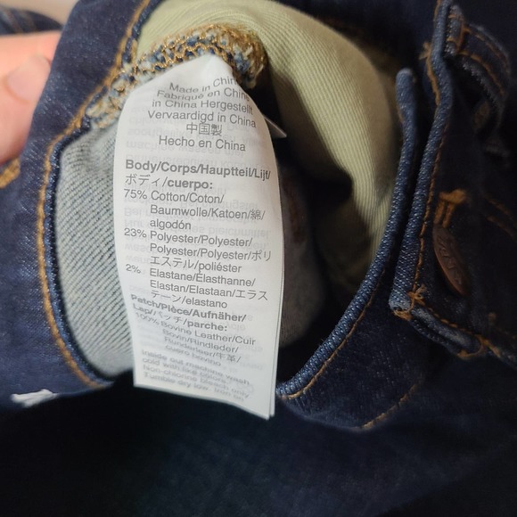 Madewell Dark Blue Wash Slim Jeans Mens-Size 33x32 - Picture 8 of 8